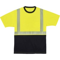 Shirt- T-shirt Rflct 3XL Bk/Lm