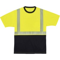 Shirt- T-shirt Rflct 4XL Bk/Lm