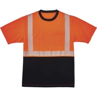 Shirt- T-shirt Rflct XL Bk/Og