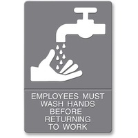 Sign- EMPLOYEES MUST WASH