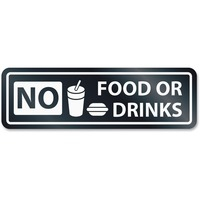 Sign- NO FOOD OR DRINKS