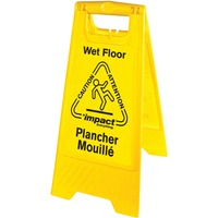 Sign- Wet Floor engl/span 1 ct