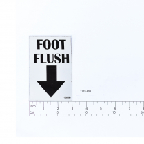 Decal Foot Flush