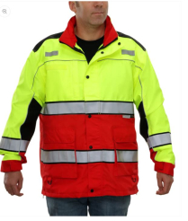 Jacket- 1st Respd Lime/Red 3XL