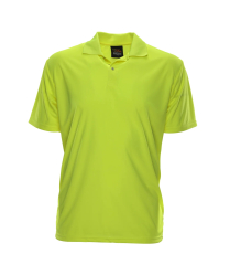 Shirt- Polo Perf/Ath Lime Lg