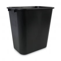 Container- Waste Slim 28Qt Blk