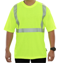 T-Shirt- N/Pock Refl Lime Sm