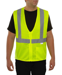 Vest- Safety Mesh Zip Close XL