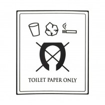Decal- Toilet Paper Only