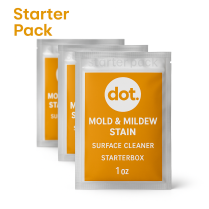 DOT Mold & Mildew Stain Surface Cleaner StarterBox 1oz 4/pck