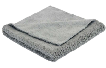 16x24 Shine Glass Microfiber Towel - Charcoal Grey 150/cse