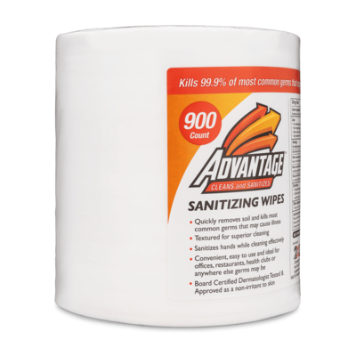 Advantage Sanitizing Wipes 2XL36 | 900 ct | 4 rolls/case
