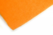 16X16 Prem Microfiber towel – Individually packaged | Orange