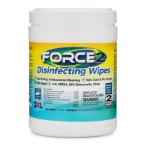 Force2 Disinfectant Wipes 2XL407  220 wipes per can I 12/cse