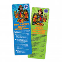 Bookmark 8" long Fire Safety Hero 100/pkg.