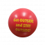 Soft round red foam ball