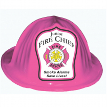 Pink Children's Fire Helmets - Junior Fire Chief