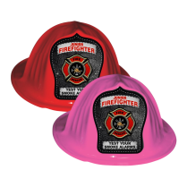 Red/Pink Junior Fire Chief Helmets 50 of each colour