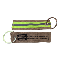 Keychain with reflective strip 50/PKG