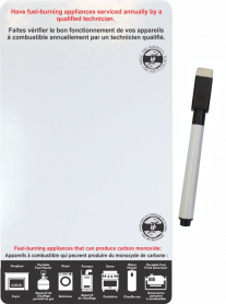 Magnetic White Board with Marker 50/pkg.