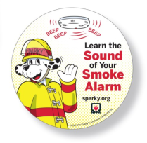 Fire Prevention Week Stickers, 2024 (roll of 100)