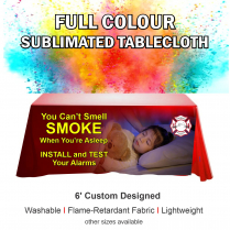 6' Sublimated Tablecloth