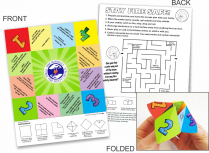 Folding Interactive Quiz Game (100/pad)