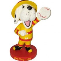 Sparky 7" Bobblehead Red Base