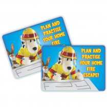 Plan and Practise your Home Fire Escape Magnet 50/PK