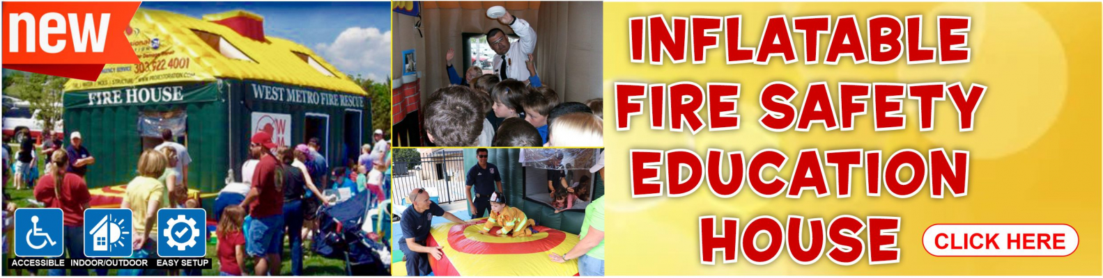 Inflatable Fire Safety Education House