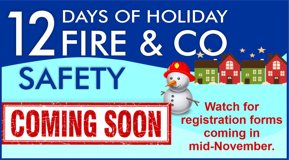 12 Days of Holiday safety coming soon