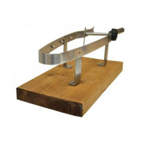 OMCAN Prosciutto Holders with Wooden Base