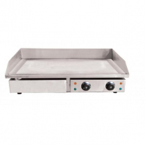 OMCAN 29-inch Stainless Steel Griddle with Smooth Surface