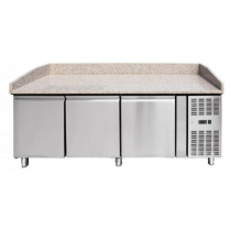 OMCAN 80-inch Granite Top Refrigerated Pizza Prep Table