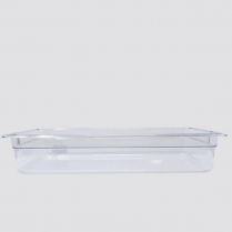 OMCAN  Full-size Polycarbonate Clear Food Pan with 3 15/16"