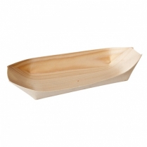 BIO WOOD OVAL BOAT PACK OF 50 PIECES