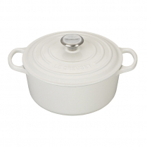 LE CREUSET ROUND FRENCH OVEN 4.2L/24CM WHITE