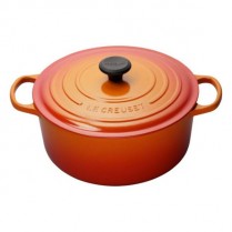 LE CREUSET ROUND FRENCH OVEN 5.3L/26CM FLAME