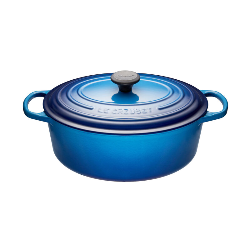 LE CREUSET OVAL COCOTTE 4.7L BLUEBERRY