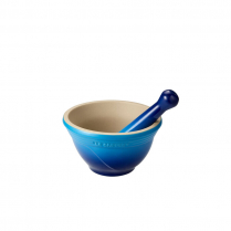 LE CREUSET MORTAR AND PESTLE BLUEBERRY