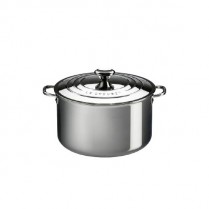 LE CREUSET STAINLESS 6.6L STOCKPOT W/LID