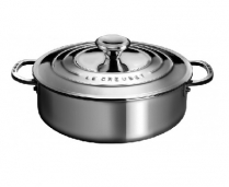 LE CREUSET STAINLESS STEEL 4.3L RONDEAU