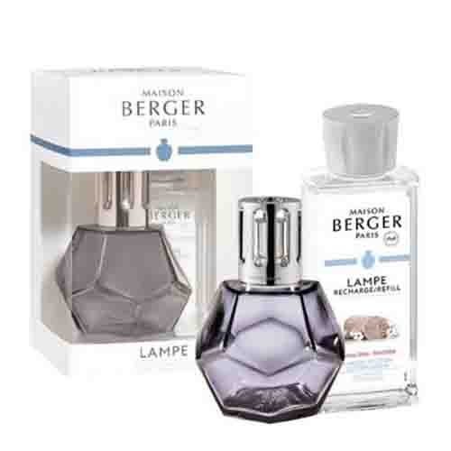 LAMPE BERGER GEOMETRY STARTER SET LICORICE