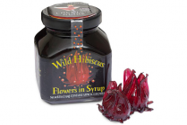 WILD HIBISCUS FLOWERS IN SYRUP JAR 10-11
