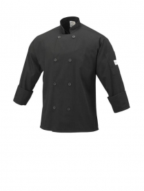Mercer Millennia Unisex Chef Jacket, Black 2X (D)