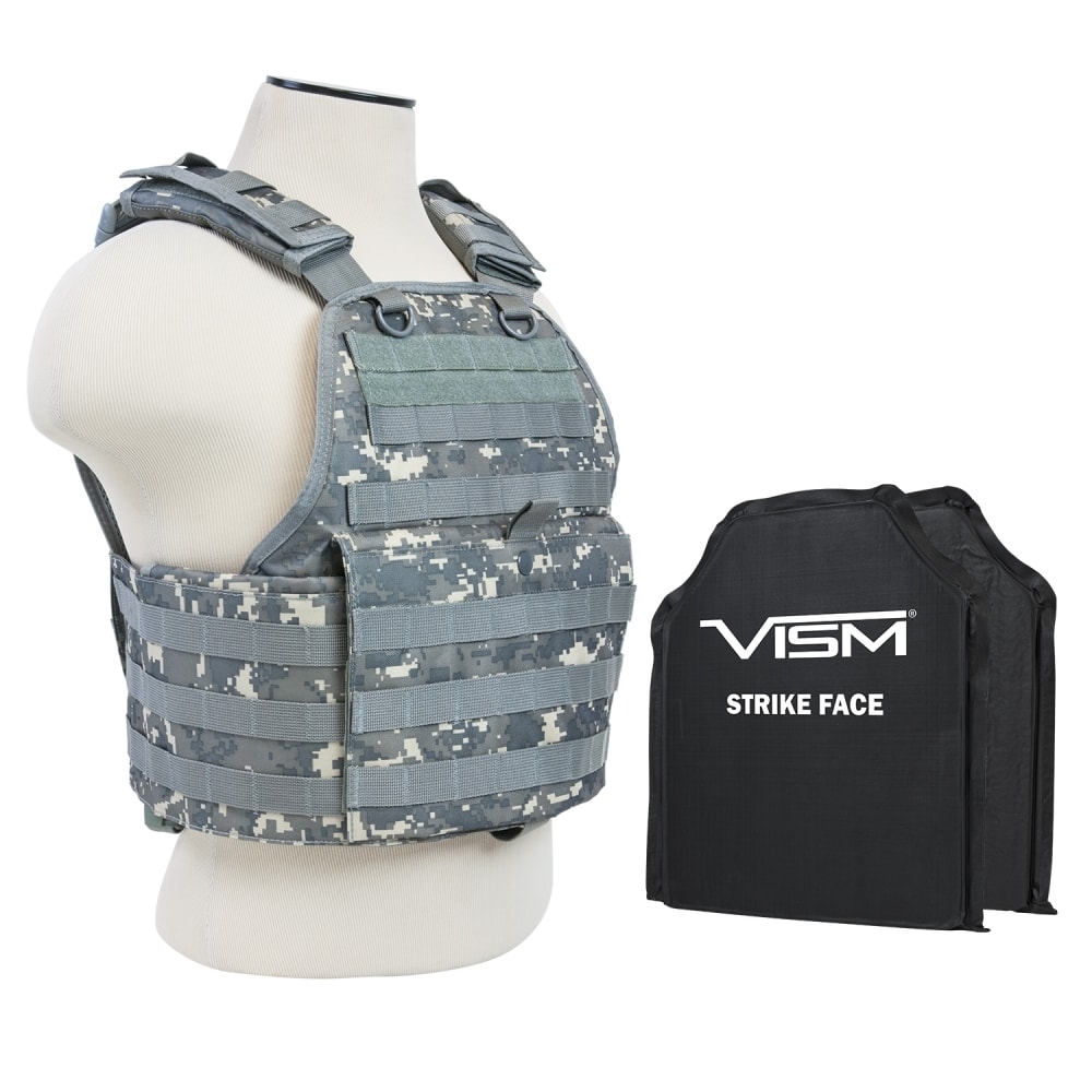 VEST PANEL VISM 10x12 STR Ballistic Body Chest Back Armor Soft Plate BULLETPROOF 