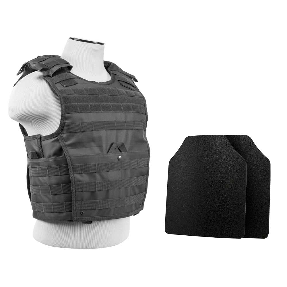 ARMR UNLMTD Tactical Vest Plate Carrier With Level 3+ AR500 Plates, Trauma Pads & Pouches
