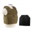 Expert Plate Carrier  w/UHMWPE 10"X12' Level IIIA Shooter's Cut 2X Hard Ballistic Plates [Med-2XL]