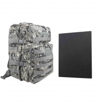 Assault Backpack w/11"x14" Level IIIA Hard Ballistic Plate
