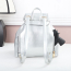 BACKPACK/PU/SILVER